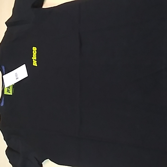 Saks 5th Ave Prince t-shirt in White & Blue size 8-10 S Boys 100% Cotton - Picture 3 of 8